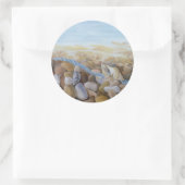 Sticker Rond Mer Shore (Sac)