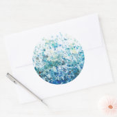 Sticker Rond Mer Speckée I (Enveloppe)