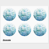Sticker Rond Mer Speckée I (Feuille)