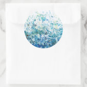 Sticker Rond Mer Speckée I (Sac)