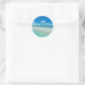 Sticker Rond Mer tropicale bleue, Palau (Sac)
