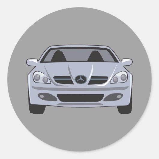 Sticker Rond Mercedes Benz (Devant)