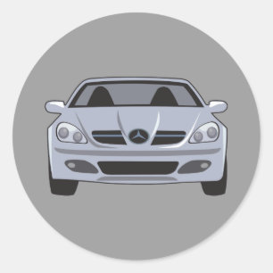 Sticker Rond Mercedes Benz