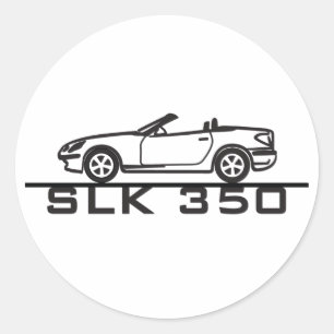 Sticker Rond Mercedes SLK 350