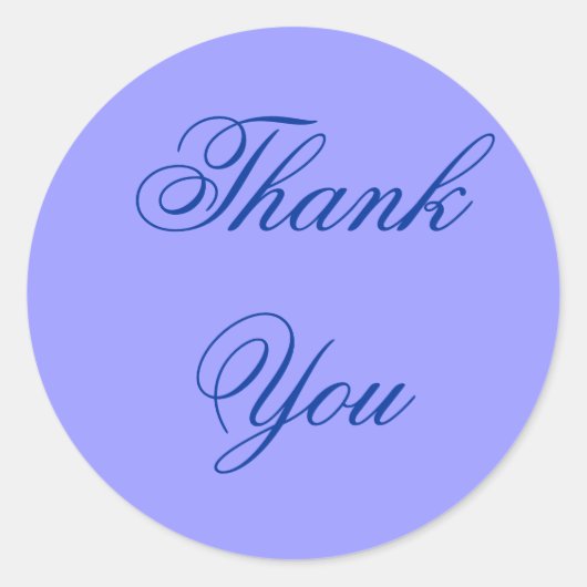 Sticker Rond Merci (Devant)