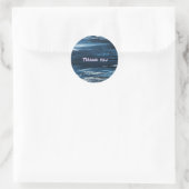 STICKER ROND MERCI (Sac)