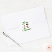 Sticker Rond Merci (Enveloppe)