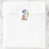 Sticker Rond Merci (Sac)