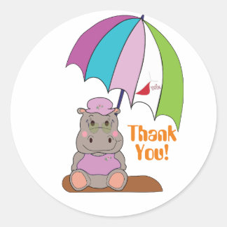 Sticker Rond Merci