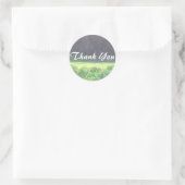 Sticker Rond Merci (Sac)
