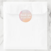 Sticker Rond merci (Sac)