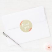 Sticker Rond merci (Enveloppe)