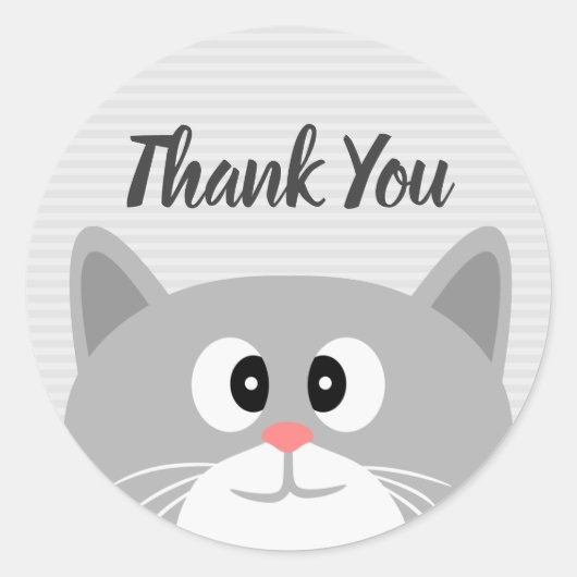 Sticker Rond Merci (Devant)