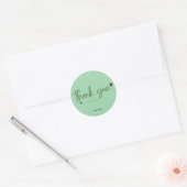 Sticker Rond Merci (Enveloppe)