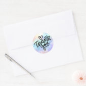 Sticker Rond Merci (Enveloppe)