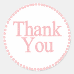 Sticker Rond Merci