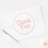 Sticker Rond Merci (Enveloppe)