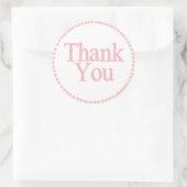 Sticker Rond Merci (Sac)