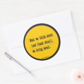Sticker Rond merci (Enveloppe)