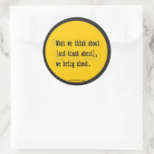 Sticker Rond merci (Sac)