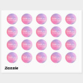 Sticker Rond merci (Feuille)