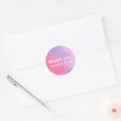 Sticker Rond merci (Enveloppe)