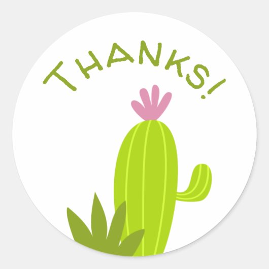 Sticker Rond Merci ! (Devant)