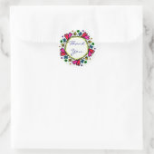 Sticker Rond Merci (Sac)