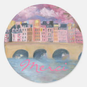 Sticker Rond Merci