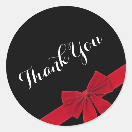 Sticker Rond Merci (Devant)
