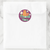 Sticker Rond Merci (Sac)