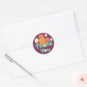 Sticker Rond Merci (Enveloppe)