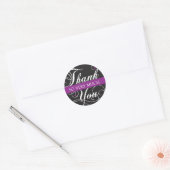 Sticker Rond Merci (Enveloppe)
