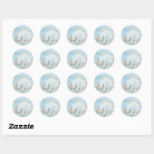 Sticker Rond merci (Feuille)