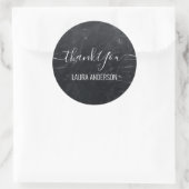 Sticker Rond Merci (Sac)