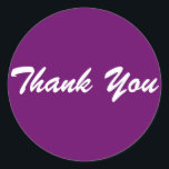 Sticker Rond Merci<br><div class="desc">cliquez sur "Customiser" pour modifier la couleur ou la police.</div>