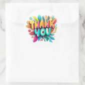 Sticker Rond Merci (Sac)