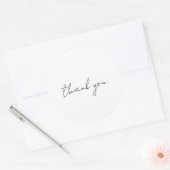 Sticker Rond Merci (Enveloppe)