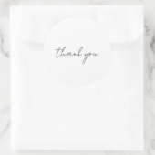 Sticker Rond Merci (Sac)