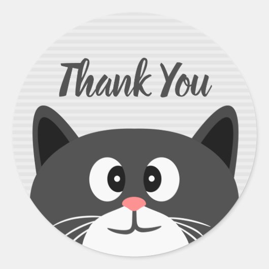 Sticker Rond Merci (Devant)