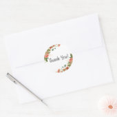 Sticker Rond Merci (Enveloppe)