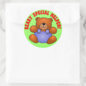 Sticker Rond Merci à un volontaire d'aide très spécial (Sac)