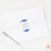 Sticker Rond Merci Abstrait de préférence d'aquarelle (Enveloppe)