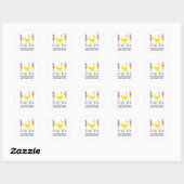 Sticker Rond Merci Anniversaire (Feuille)