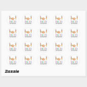Sticker Rond Merci Anniversaire (Feuille)