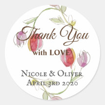 Merci aux tulipes d'amour