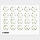 Sticker Rond Merci beacoup (Feuille)