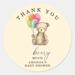 Sticker Rond Merci beacoup
