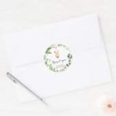 Sticker Rond Merci beary beaucoup  (Enveloppe)
