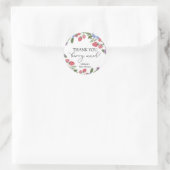 Sticker Rond Merci beaucoup douche Berry (Sac)